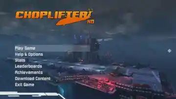 Choplifter HD (USA) screen shot title